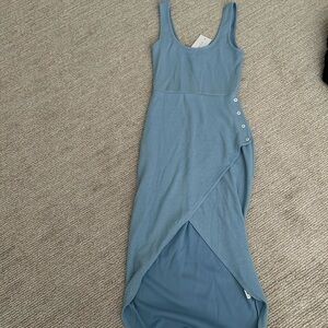 Light blue midi dress. Never worn